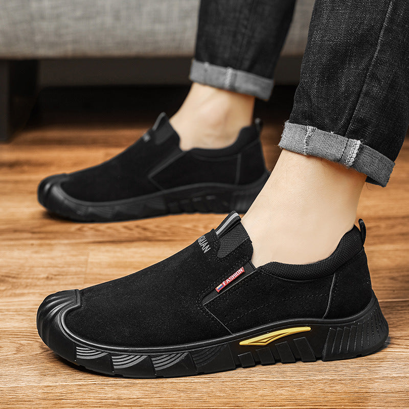 Damen Sneaker Slip-On Sportschuhe Rutschfest Modern