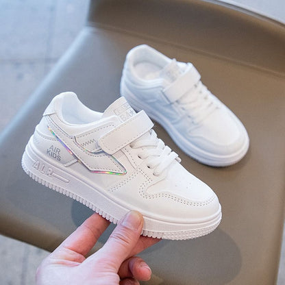 Damen Sneaker Sportlich Klett Schuhe Komfortabel