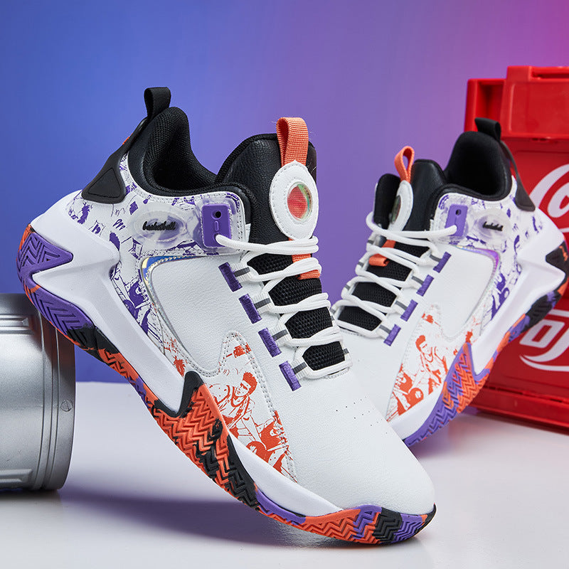 Damen Basketball Sneaker Stoßdämpfend Rutschfest Sportlich