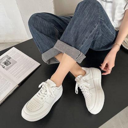 Damen Sneaker Chunky mit dicker Sohle und atmungsaktiver Oberfläche