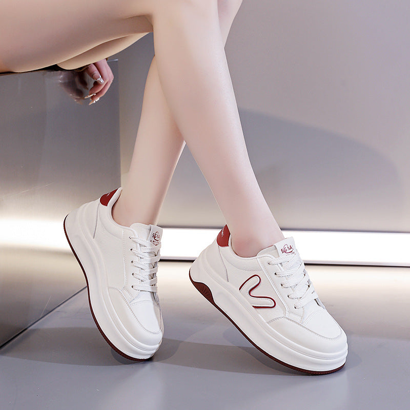 Damen Sneaker Hoch Modisch atmungsaktivDickes Profil