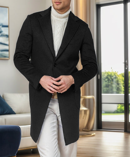 Herren Cape Elegantes Wendemantel Berlin Stil