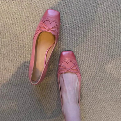 Damen Pumps Elegante Spitzform mit Schleife