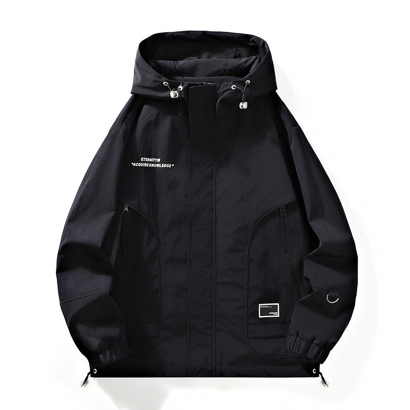 Herren Outdoor-Jacke Winddicht und Atmungsaktiv