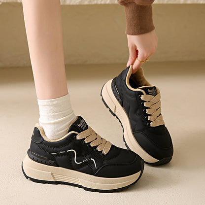 Damen Sneaker Atmungsaktiv Robust Gummisohle Sportlich