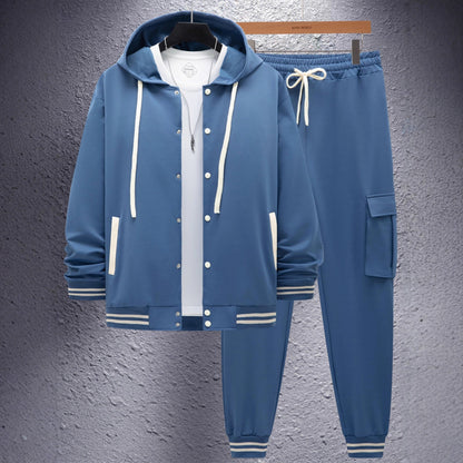 Herren Sportset Functional mit Kapuze und Taschen