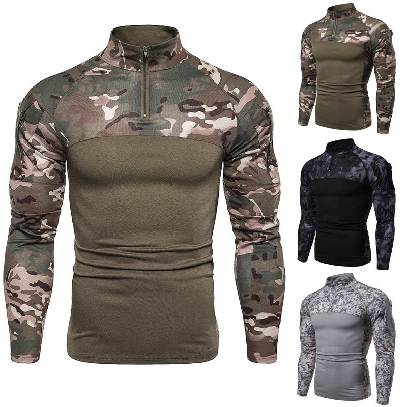 Herren Camouflage Pullover Funktionsweise Modern - BerlinGlamour