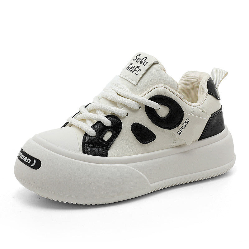 Damen Sneaker Modisch Farbkontrastig Gepolstert
