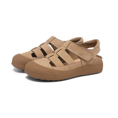 Damen Sandalen Komfortabel Bequem mit Verstellbaren Riemen