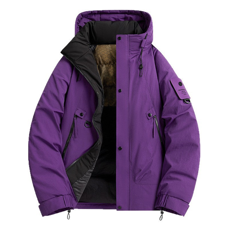 Herren Parka Jacke Funktionell Wasserabweisend
