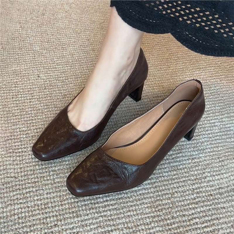 Damen Pumps Komfort Blockabsatz Elegante Schuhe