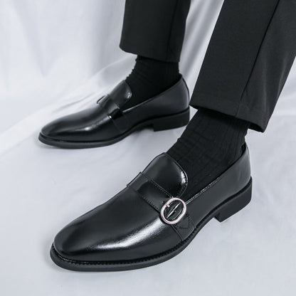 Damen Mokassins Elegant Schnallen Detail Modern