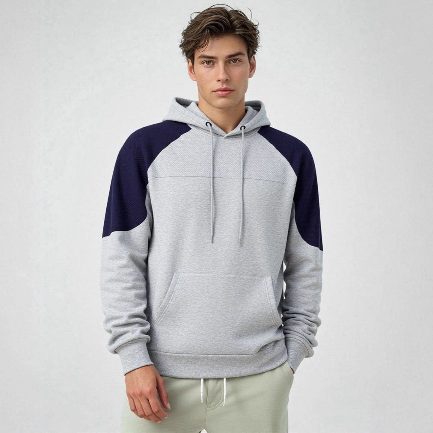 Herren Kapuzenpullover Sportlich Modern mit Kängurutasche