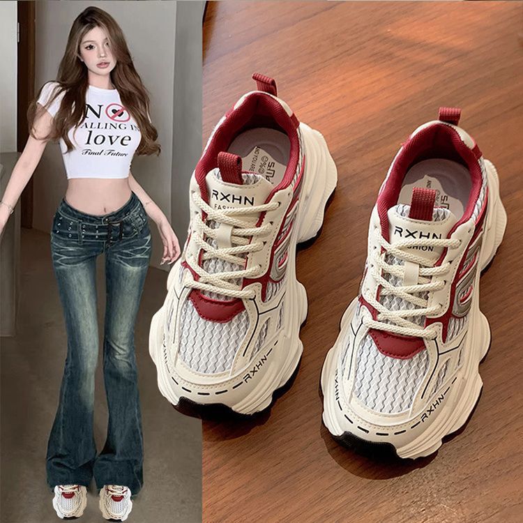 Bequeme Damen Sneaker Atmungsaktiv Sportlich Mode - BerlinGlamour
