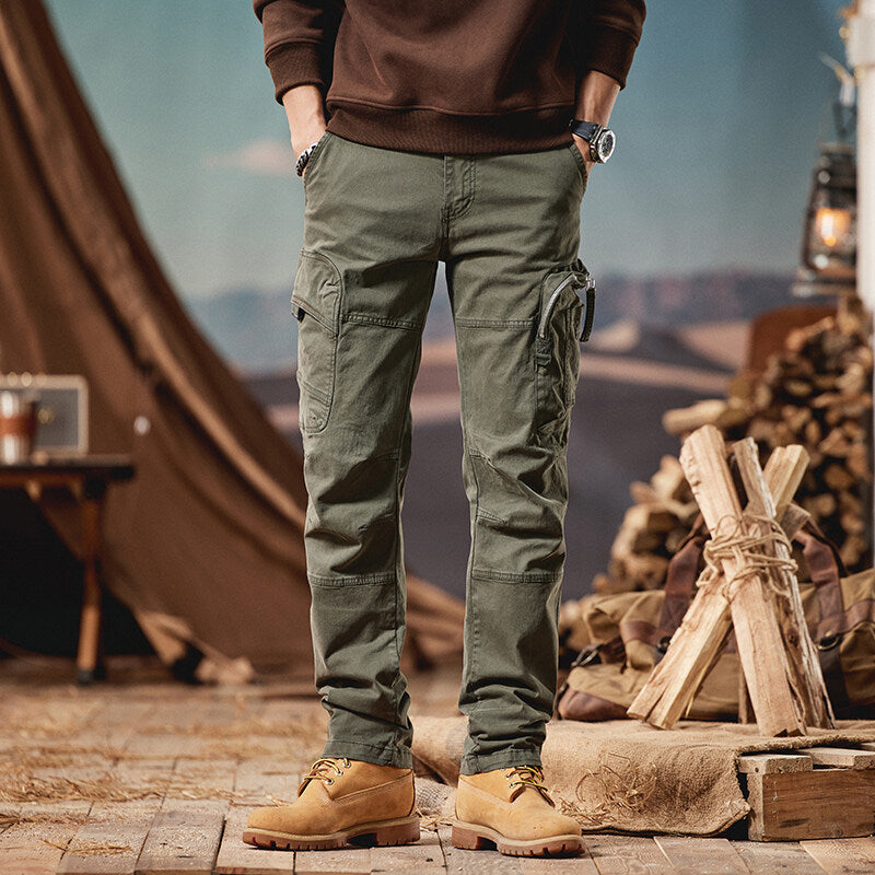 Praktische Herren Cargo-Hose Bequem Mit Taschen