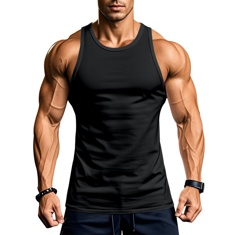 Herren Fitness Tanktop Atmungsaktiv Sporttop Racerback