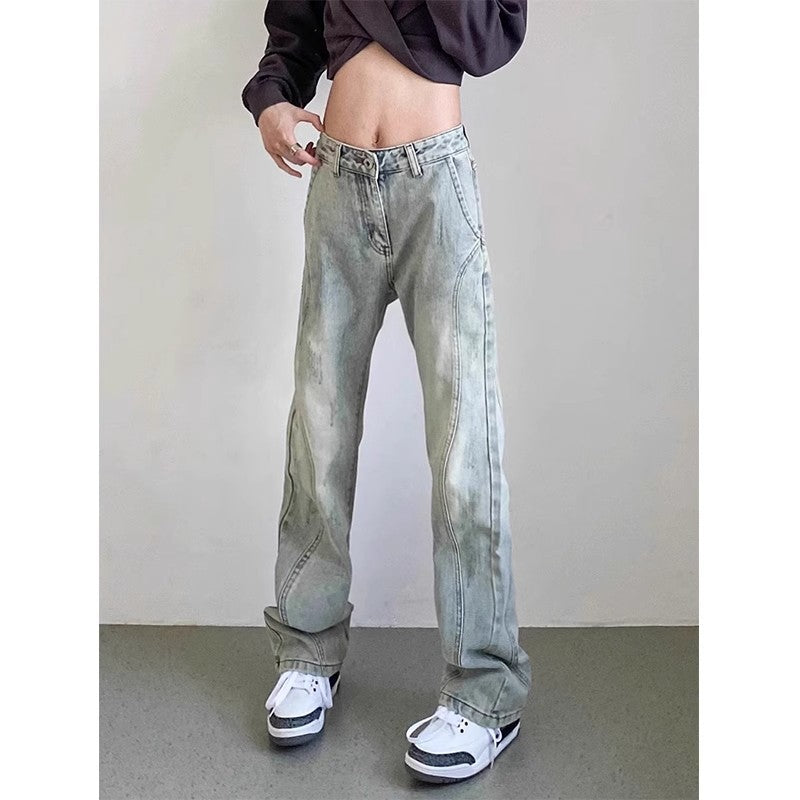 Herren Jeans Used Look Weite Bein Berlin Style - BerlinGlamour