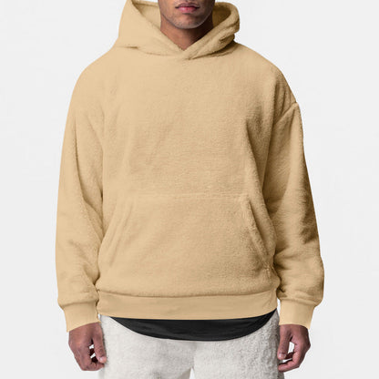 Herren Fleece-Hoodie Weich Warm Kuschelig