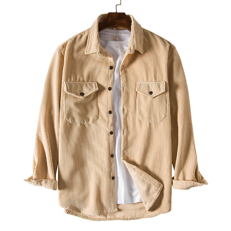 Herren Overshirt Karomuster aus Baumwolle mit Brusttasche - BerlinGlamour