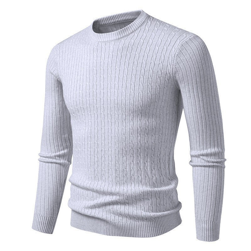 Strickpullover Herren Strukturiert Zopfmuster Modern