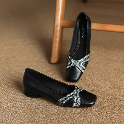 Damen Ballerinas Elegant Bequem Schnürung Weißen Lederschuhe