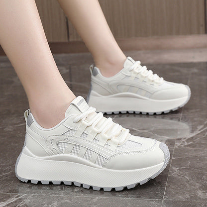 Damen Sneaker Sportlich Chunky Atmungsaktiv Comfort