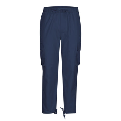 Herren Cargo-Hose Bequem mit verstellbarem Bund und Taschen