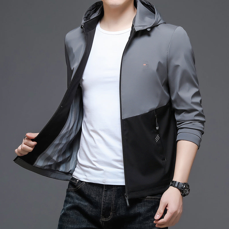 Herren Sportjacke Leicht Wasserabweisend