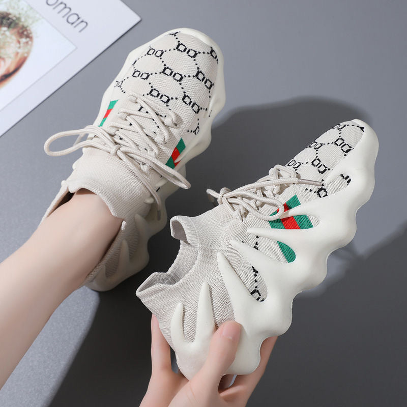 Damen Sneaker Sportlich Atmungsaktiv Laufschuhe Modisch - BerlinGlamour