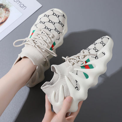 Damen Sneaker Sportlich Atmungsaktiv Laufschuhe Modisch - BerlinGlamour