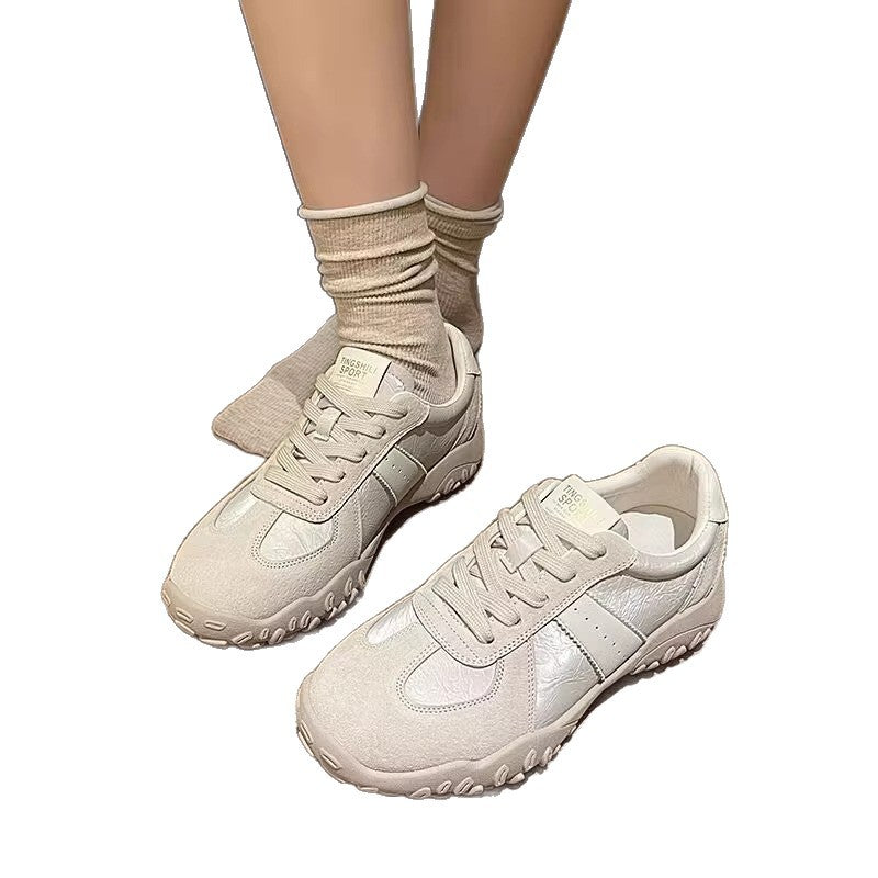 Damen Sneaker Sportlich Wildleder Laufschuhe Bequem