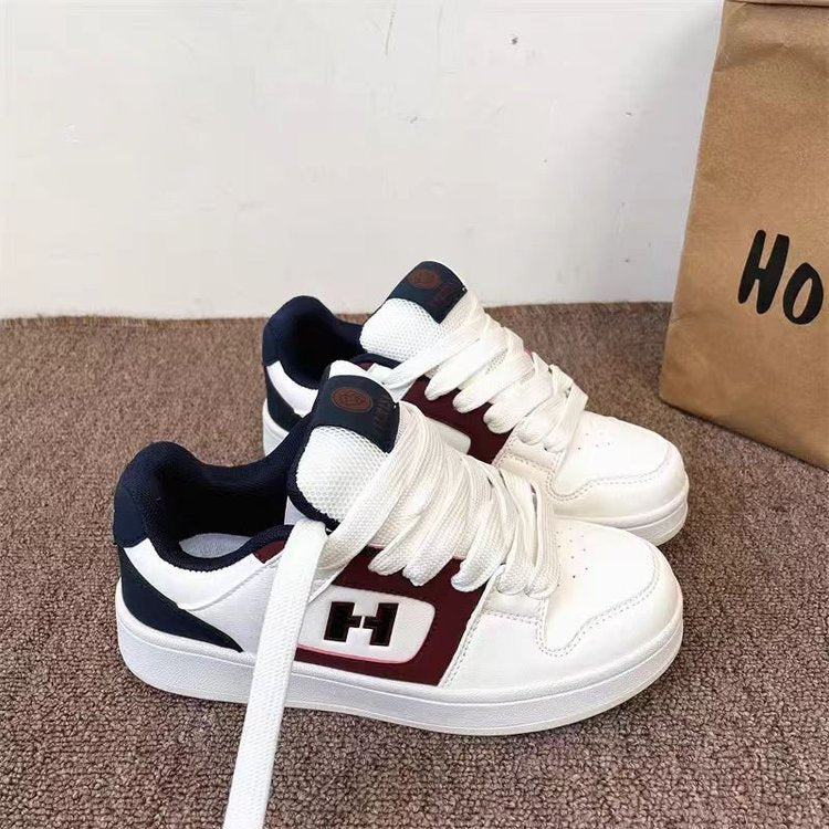 Damen Sneaker Sportlich Kontrast Farben - BerlinGlamour