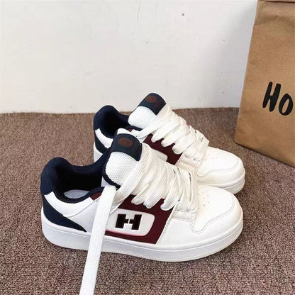 Damen Sneaker Sportlich Kontrast Farben - BerlinGlamour