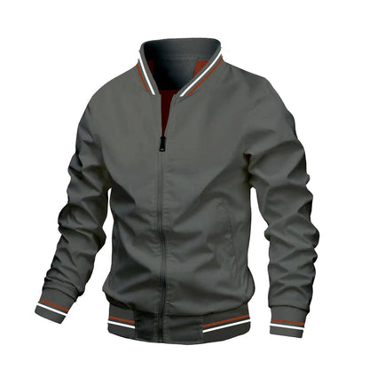 Leichte Bomberjacke Stehkragen Modern