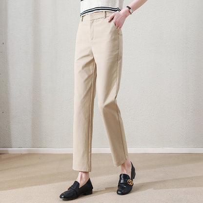 Damen Chino Hose Slim Fit mit Taschen
