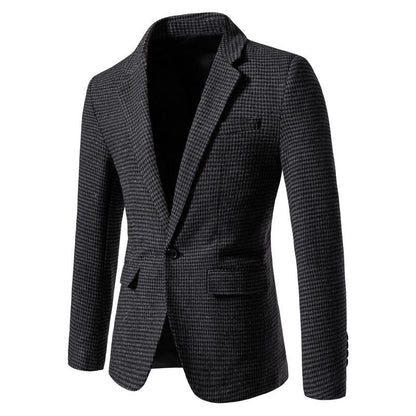 Herren Blazer Karomuster Elegant Modern
