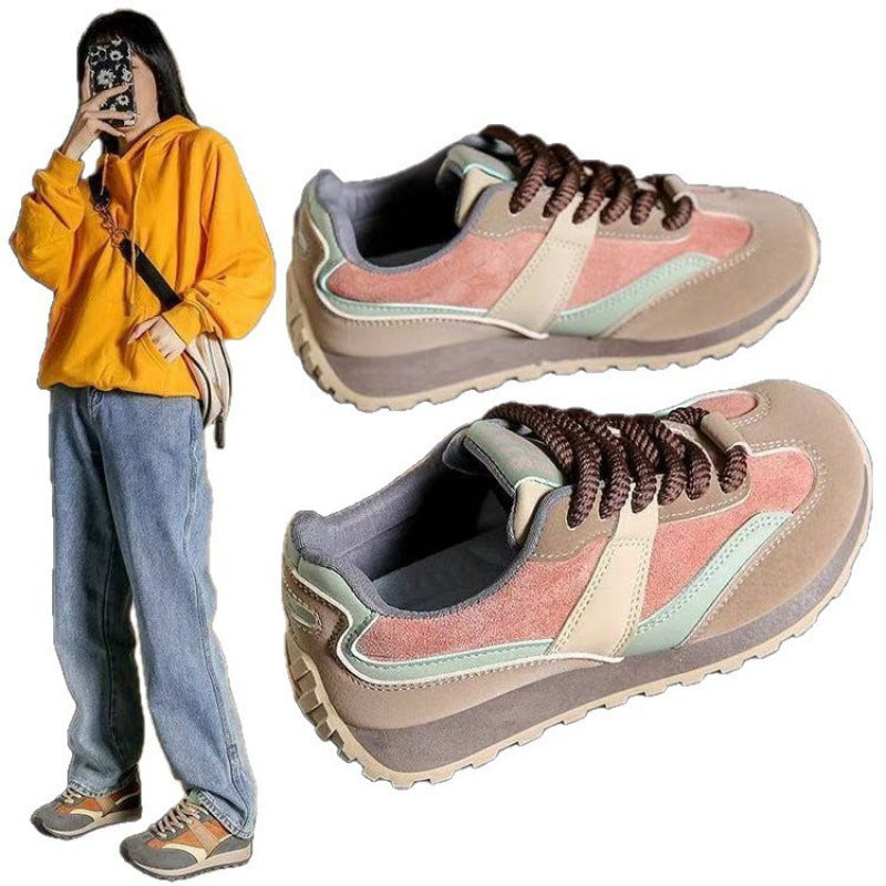 Damen Sneaker Sportlich Atmungsaktiv Mit Weicher Sohle