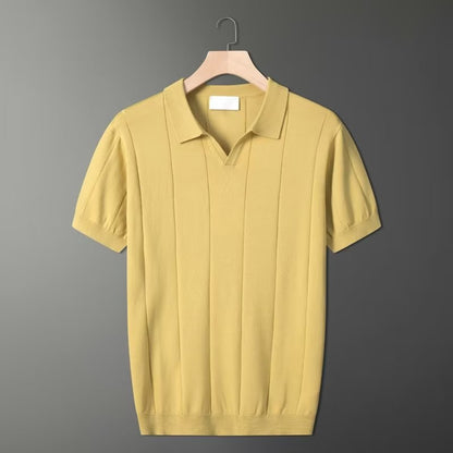 Mintgrünes Poloshirt Retro Style
