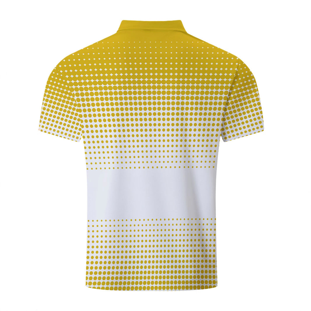 Herren Poloshirt Modern Druck Design Slim Fit