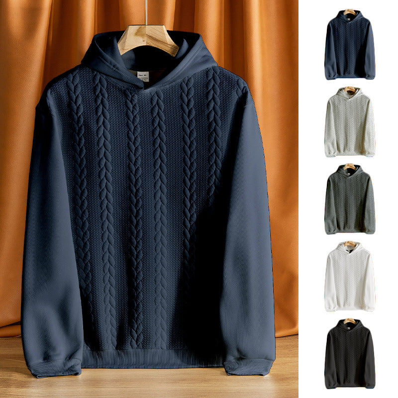 Herren Kapuzenpullover Elegantes Design Strukturiert Modern - BerlinGlamour