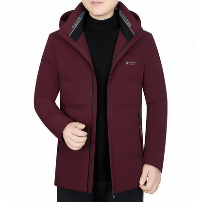 Herren Daunenjacke Warm Wasserabweisend