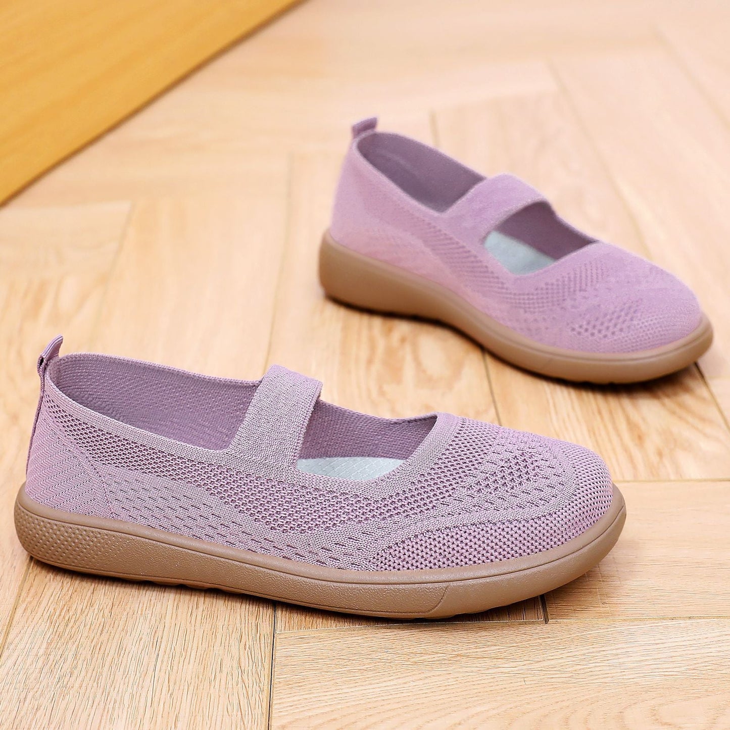 Damen Ballerinas Bequem Elastisch Elegant - BerlinGlamour