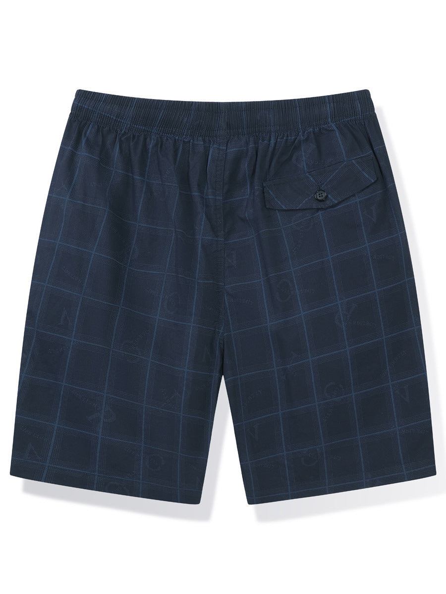 Herren Shorts Karo Modern Lässig Sommer