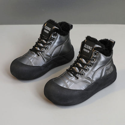 Damen Winterschuhe Warm Kuschelig Rutschfest