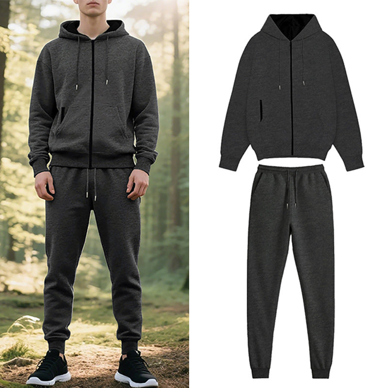 Herren Sportanzug Jogginghose Kapuzenpullover Bequem Modern