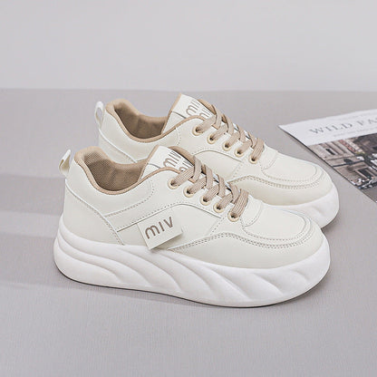 Damen Sneaker Platform atmungsaktiv Komfort Schuhe