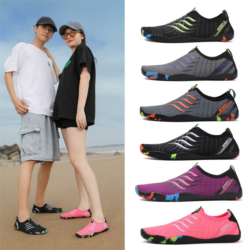 Damen Badeschuhe Rutschfest Flexibel Aqua Schuhe - BerlinGlamour