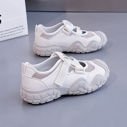 Damen Sneaker Outdoor Mesh Sportschuhe mit Klettverschluss