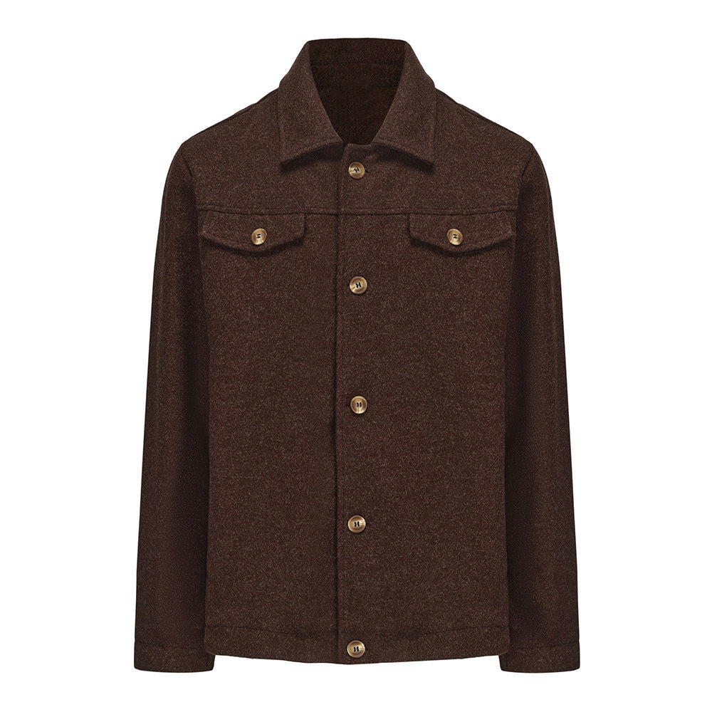 Herren Boucle-Jacke Modern Trendig Winter