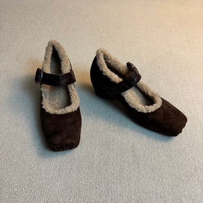 Damen Hausschuhe Warm Fleece Innenfutter Stilvoll